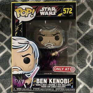 Funko Pop! Ben Kenobi #572 Star Wars ! Comic Book Collection ! Target Exclusive